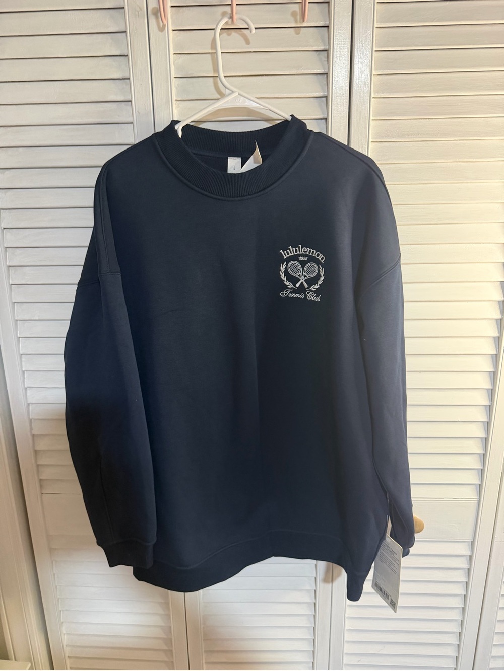 lululemon athletica Men's Navy Tennis Club Crewneck Sweatshirt
